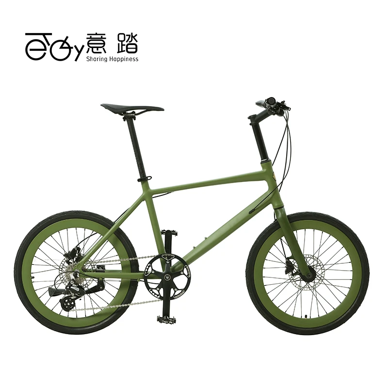 etaly意踏22寸平把公路车铝合金变速油刹小轮车城市通勤青少年