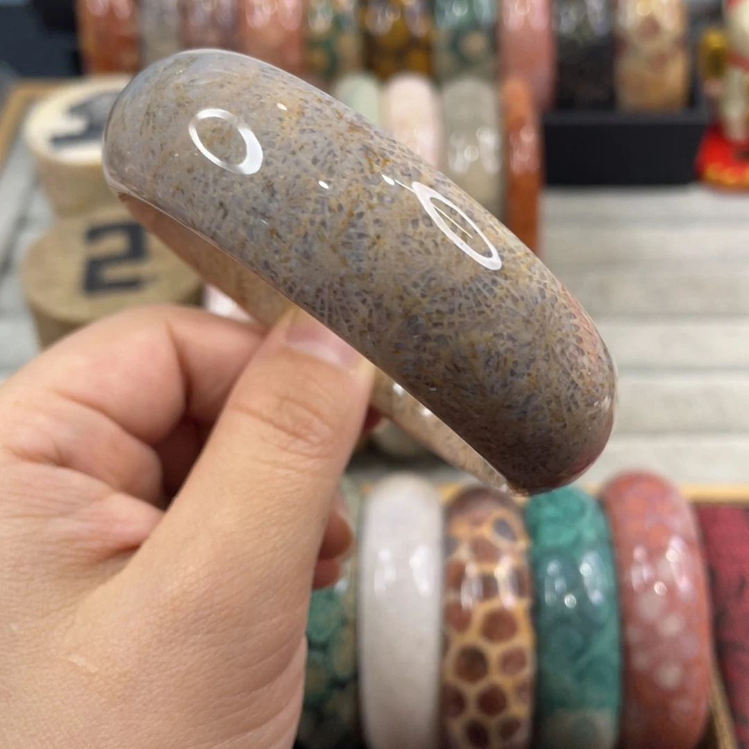 银S925镀金镶嵌手镯硅化玉