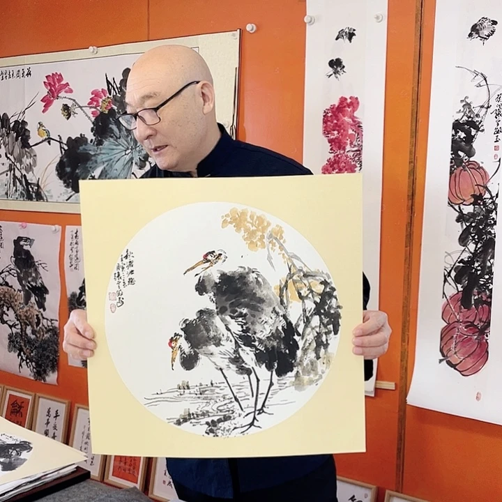 国画张圣敏先生纯手绘作品