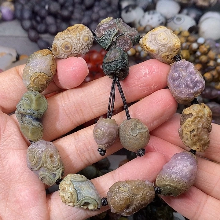 未镶嵌玛瑙/玉髓珠宝奇石6*