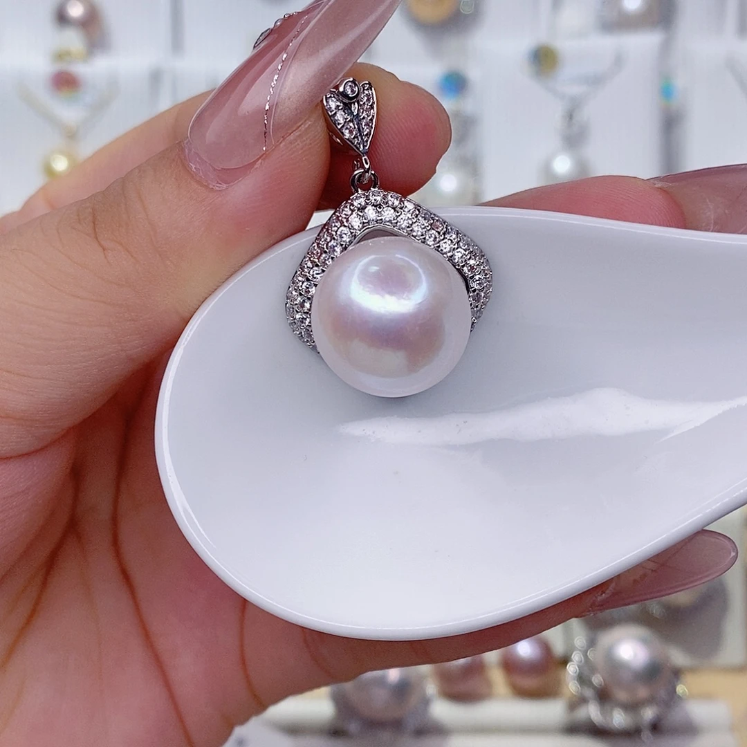 淡水珍珠未镶嵌吊坠(赠链)15➕