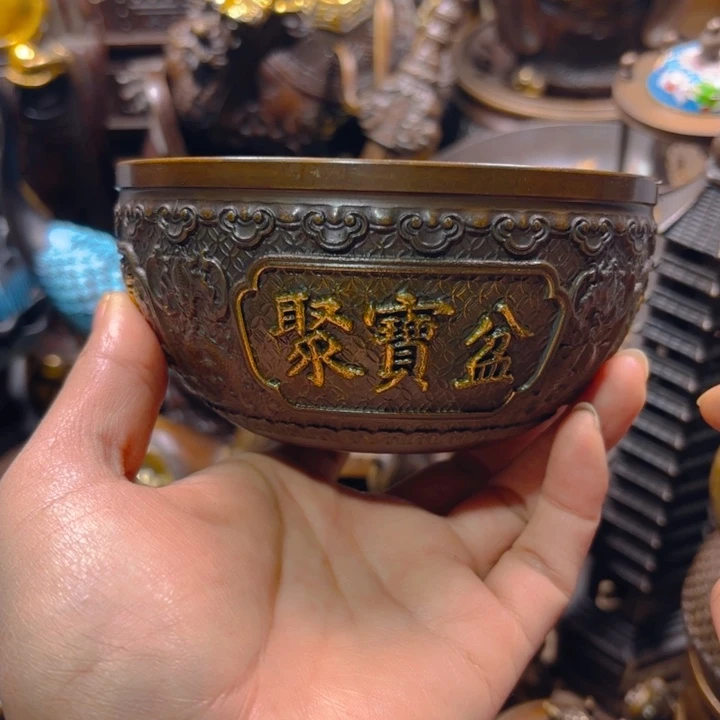 铜器摆件收收藏藏