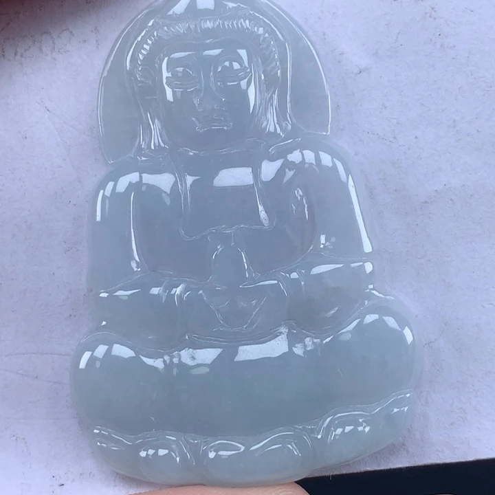 颈饰未镶嵌翡翠观音