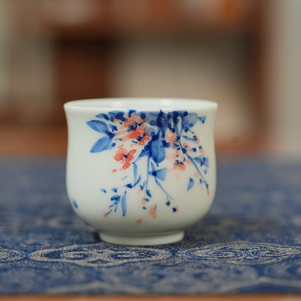 墨舍柴窑鲑鱼一口杯 （moshe242）