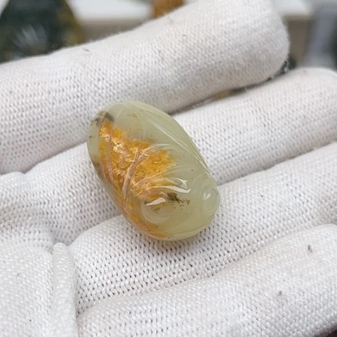 和田玉颈饰未镶嵌兮