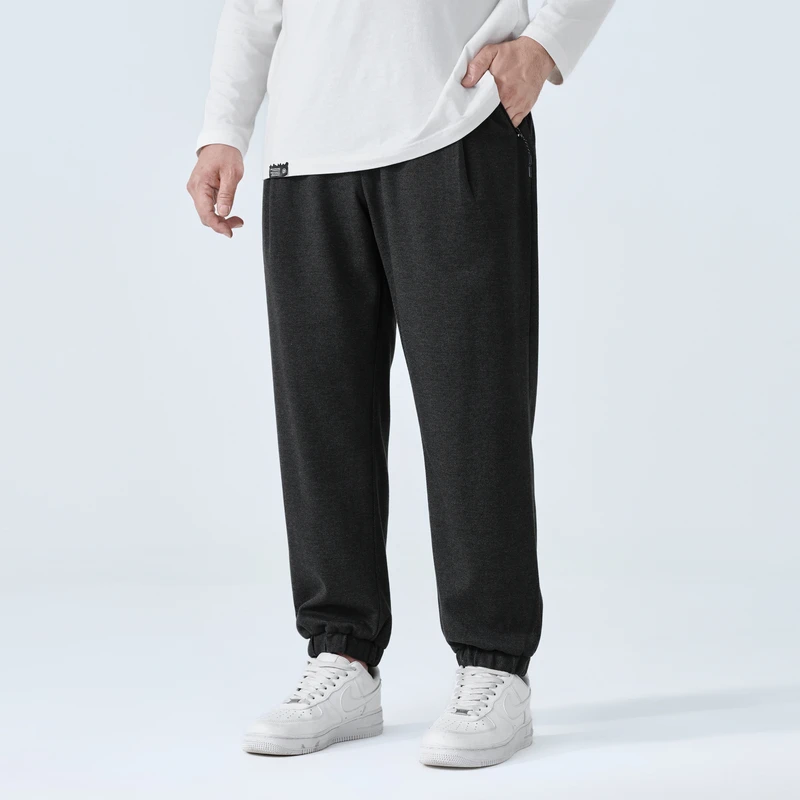 半墨大码男装胖哥宽松束脚裤秋季休闲运动裤男士百搭显瘦长裤0561