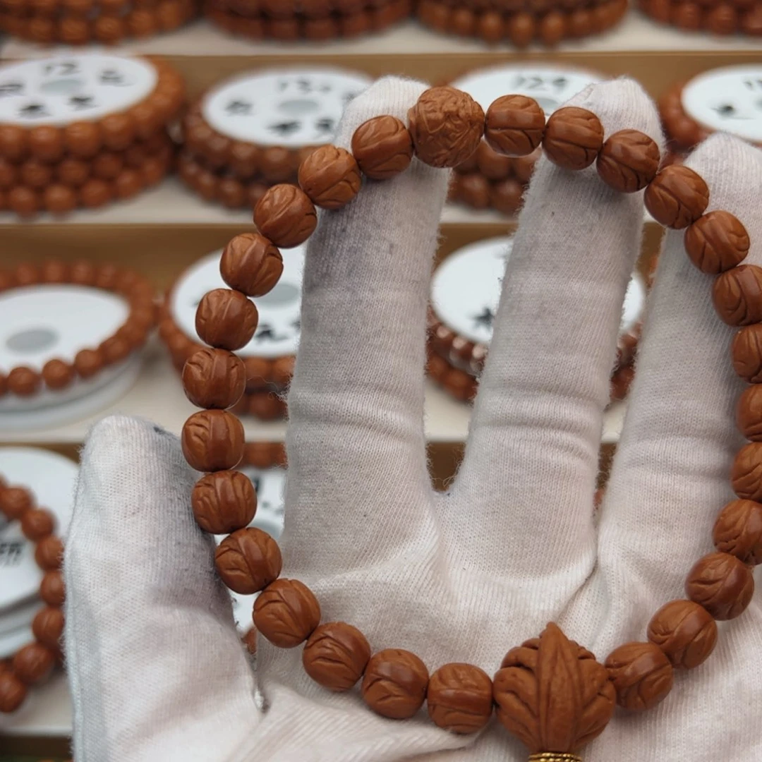 桃核手串。***。桃核手持