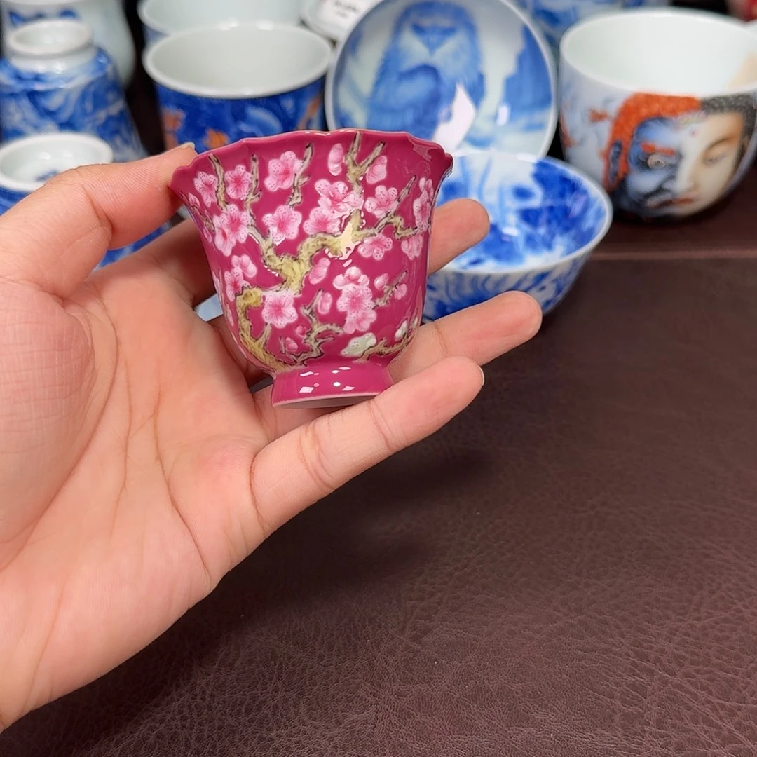 变***笑现代景德镇陶瓷杯