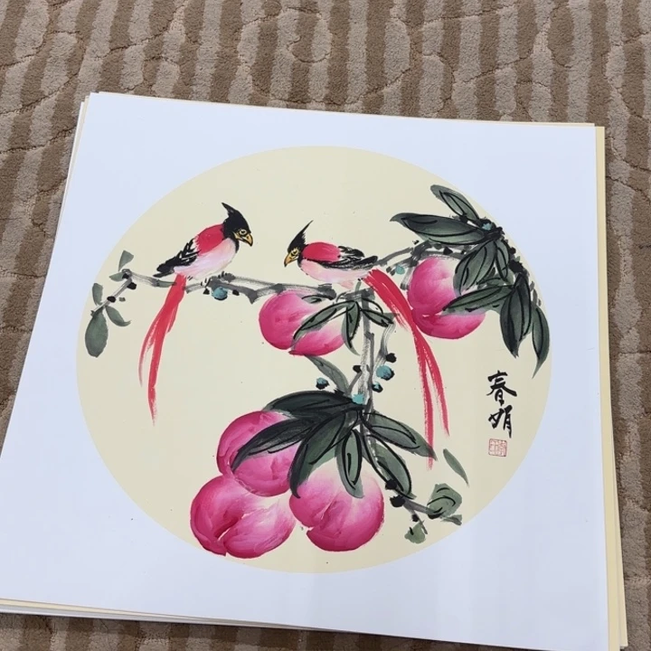 国画花鸟等多种鸟类的栖息地和