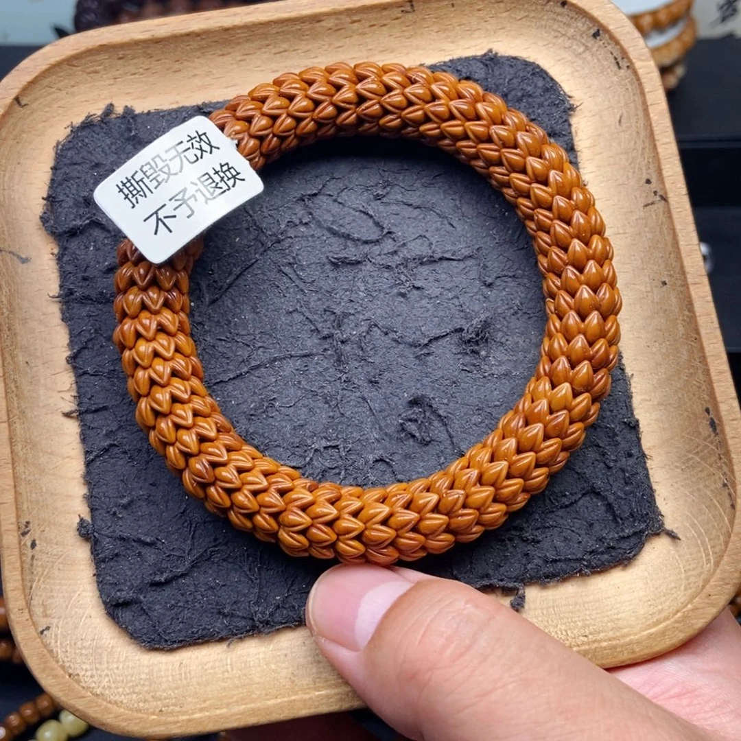 紫金鼠手串13mm精品莲花