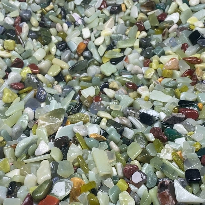 蛇纹石玉未镶嵌鱼缸石