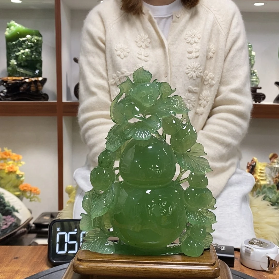 嘎***嘎玉山水摆件 玄关摆件