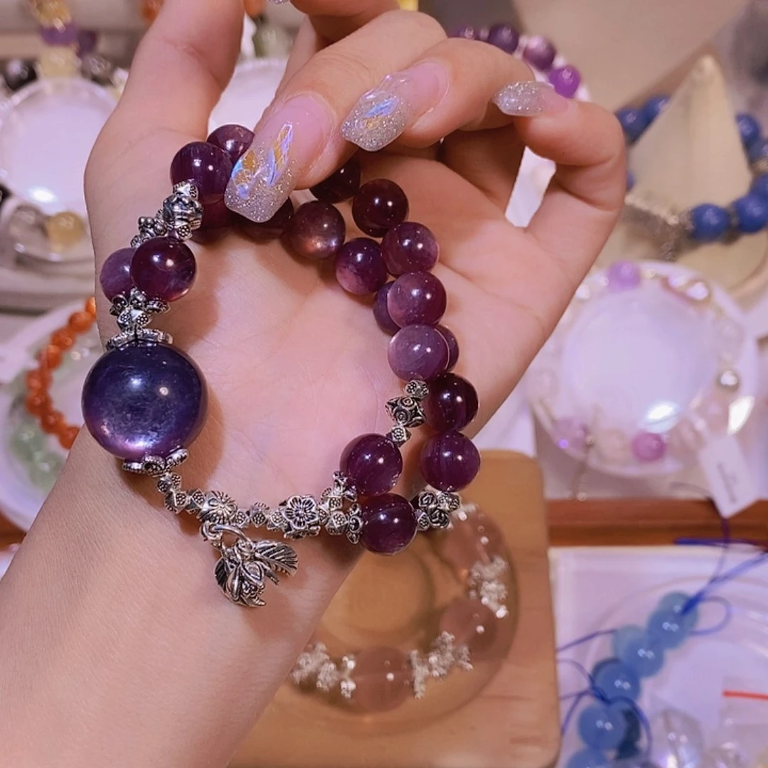 水晶手链未镶嵌与**q差价