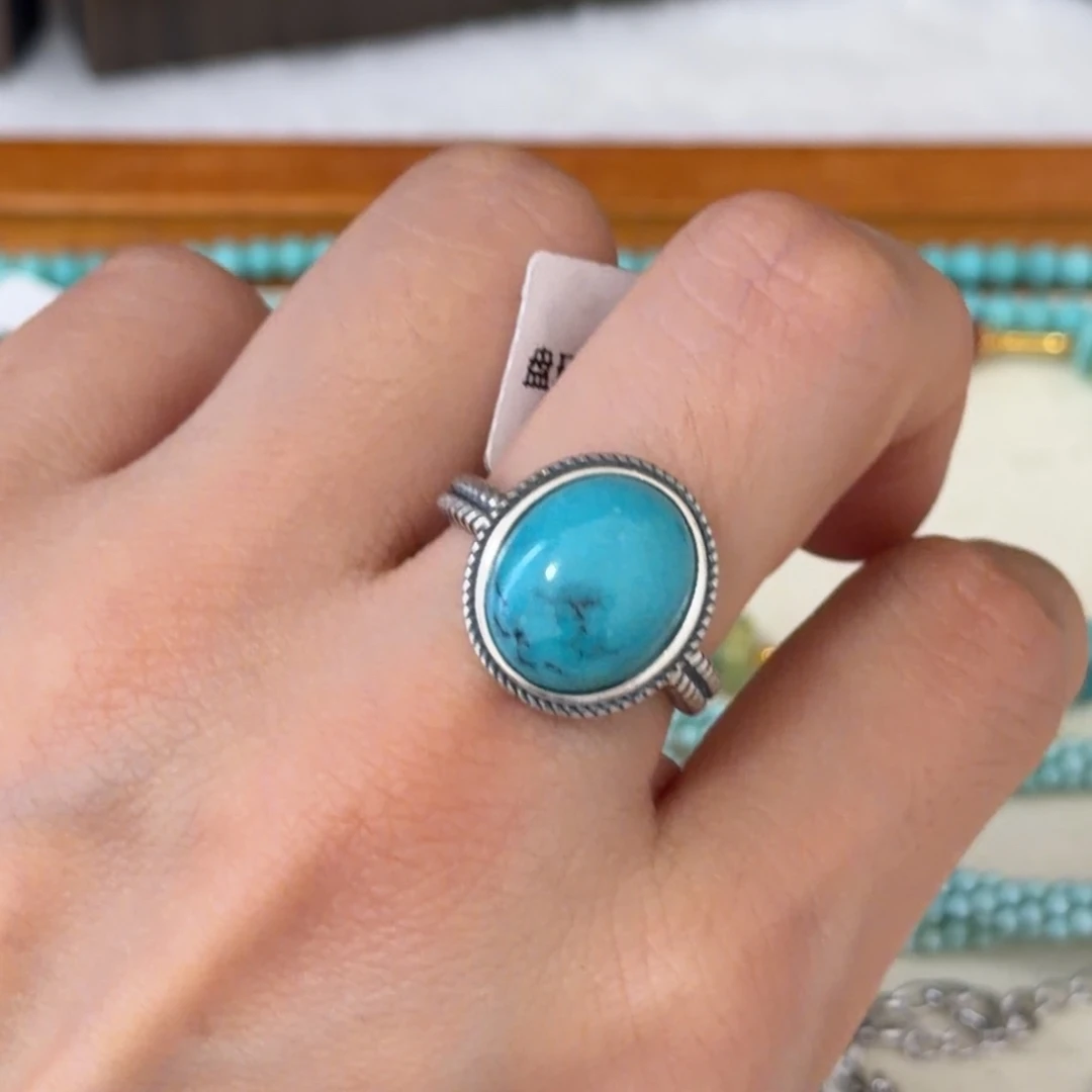 绿松石银S925镶嵌