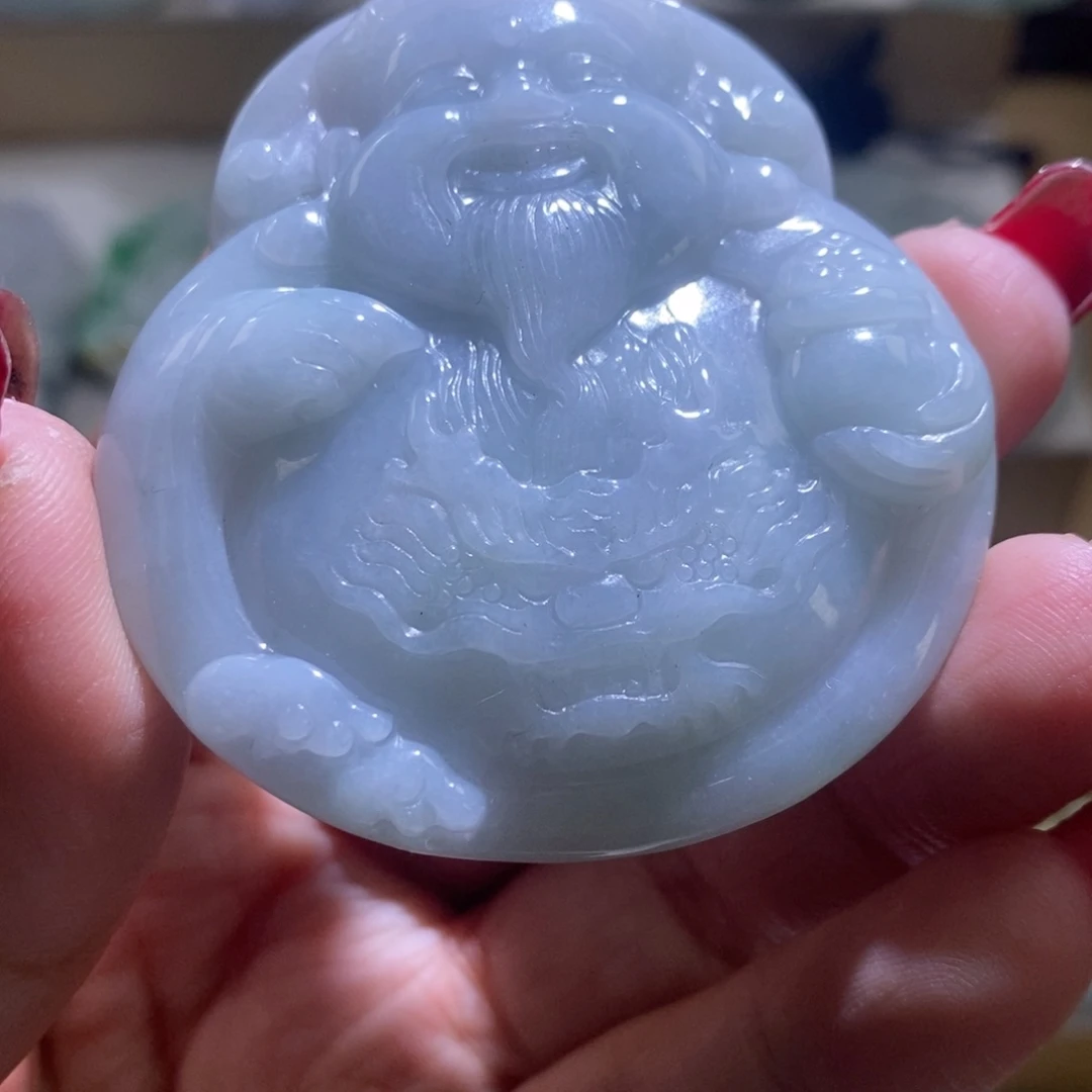 【闪购商品】翡翠颈饰未镶嵌财神