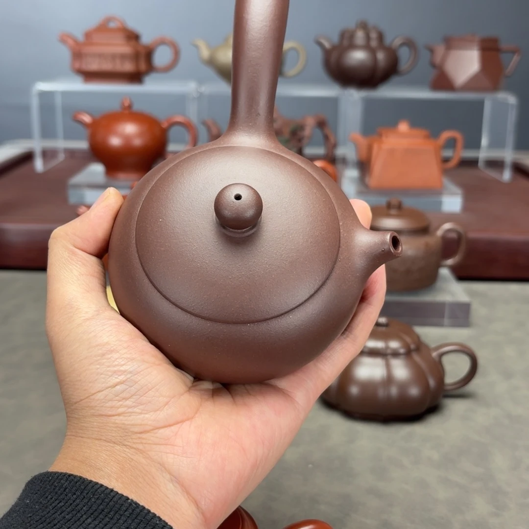 彭***司紫砂茶壶唐羽250CC紫泥