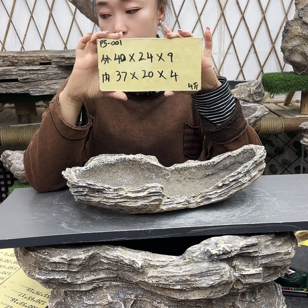 盆景异性花盆鱼缸p5-001