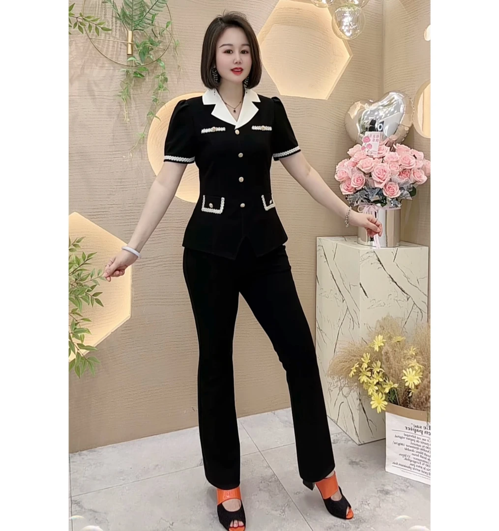 【雅俪莎精选】2025夏季洋气时尚高级感百搭气质6740