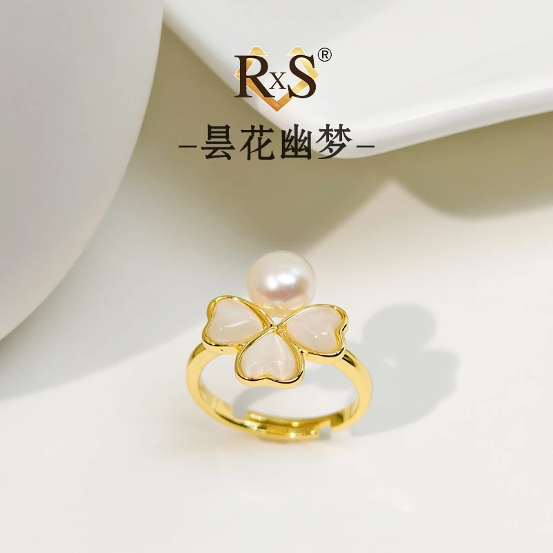 铜合金戒指 镀K金 Z002【县花幽梦】县花幽梦系列--戒指
