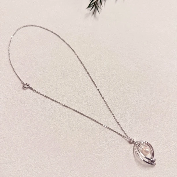 【六六中古】孤品天然海水珍珠项链fa266链长41珠子6.5