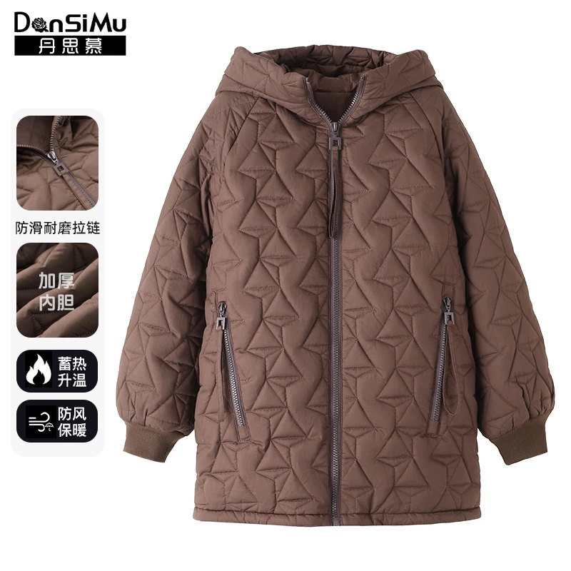 秋冬棉服菱形格保暖显ZB6311