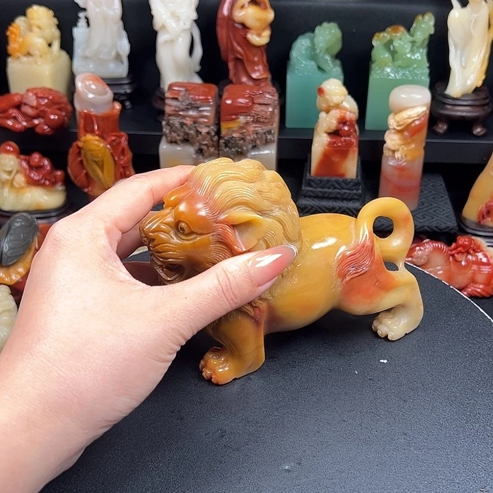 寿山石高山水冻石