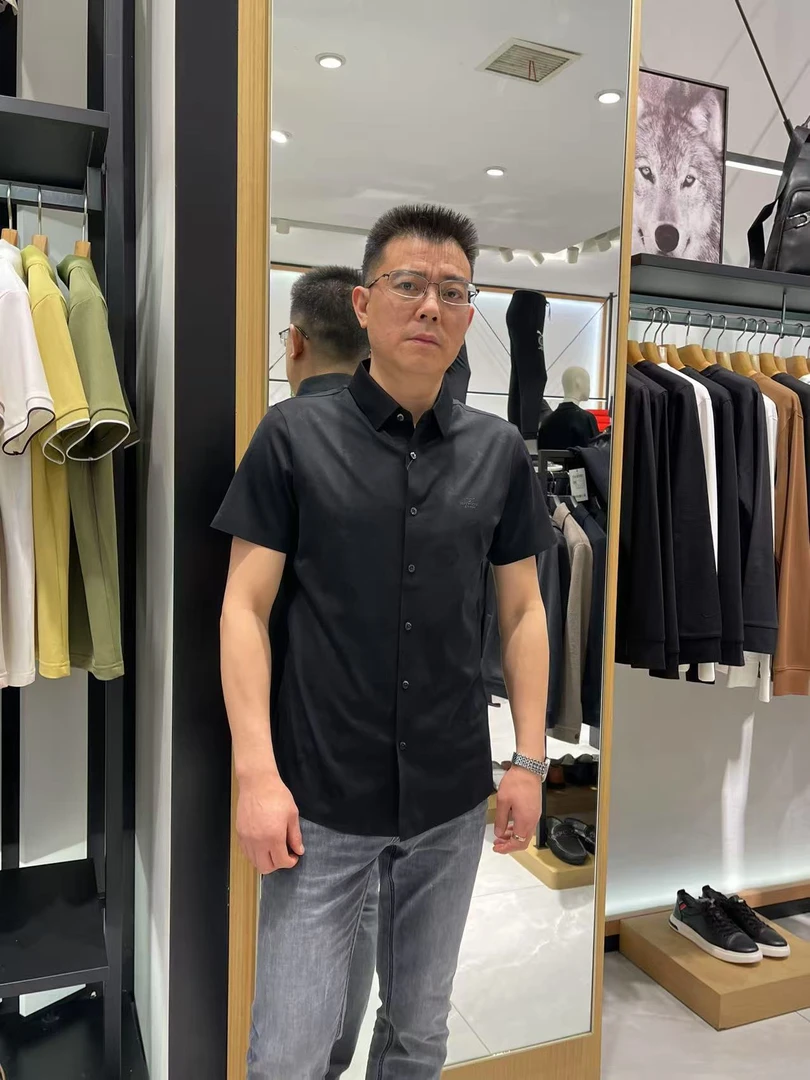 Septwolves/七匹狼24年夏季宠粉款针织衬衫（6416）