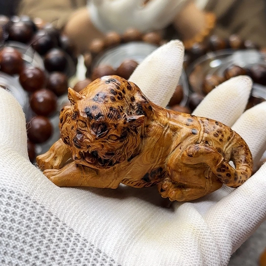 J***n柏木手串/手链太行崖柏手把件老虎