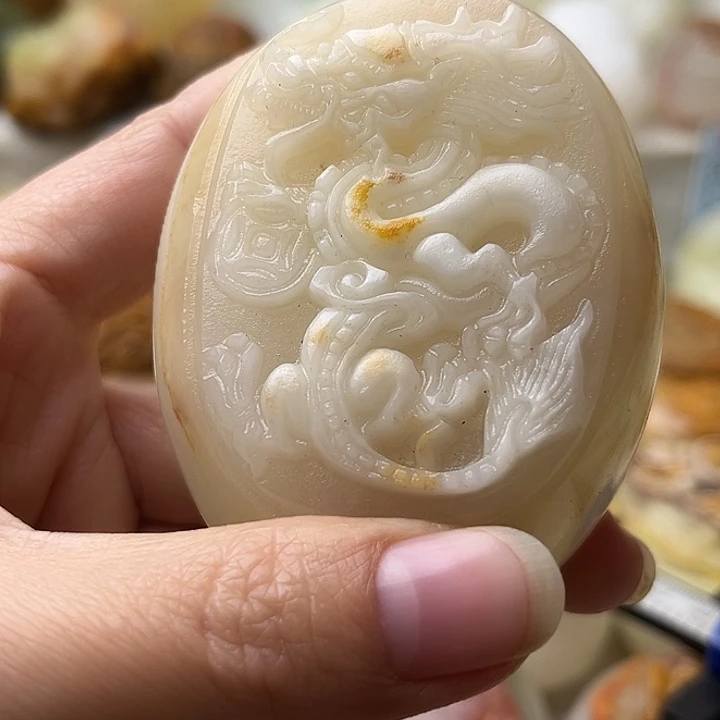 石材方解石不退换龙微瑕