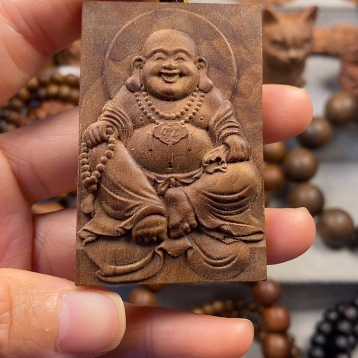 檀香木手串/手链老山檀奶香味弥勒461牌