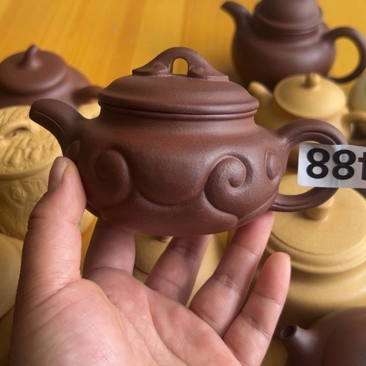 茶壶紫砂底槽清半手工240cc左右