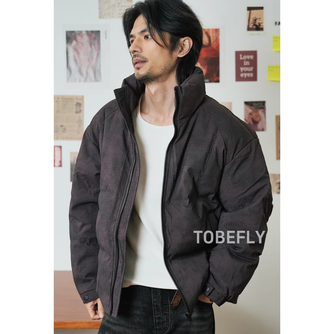 Tobefly个性晕染高级感解构羽绒服冬季新款舒适防寒保暖外套25585