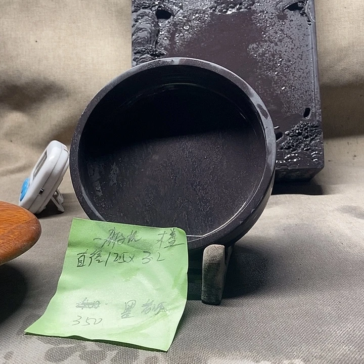 端砚麻子坑墨海实用砚