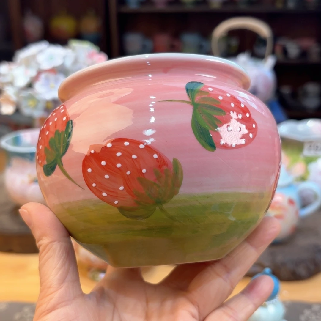 景德镇手绘高温釉下彩陶瓷茶具