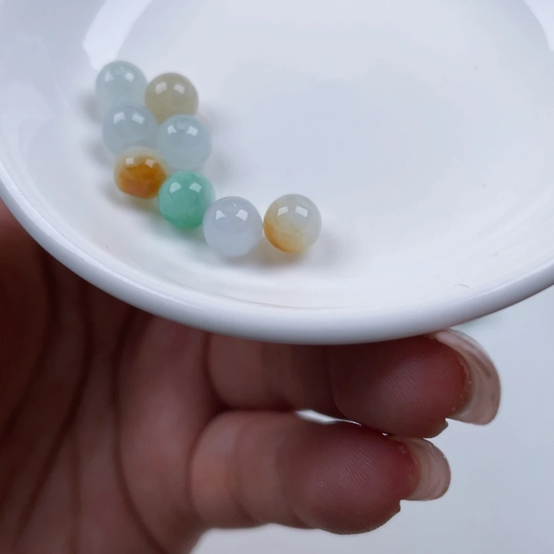 翡翠散珠卡6.8,8颗28