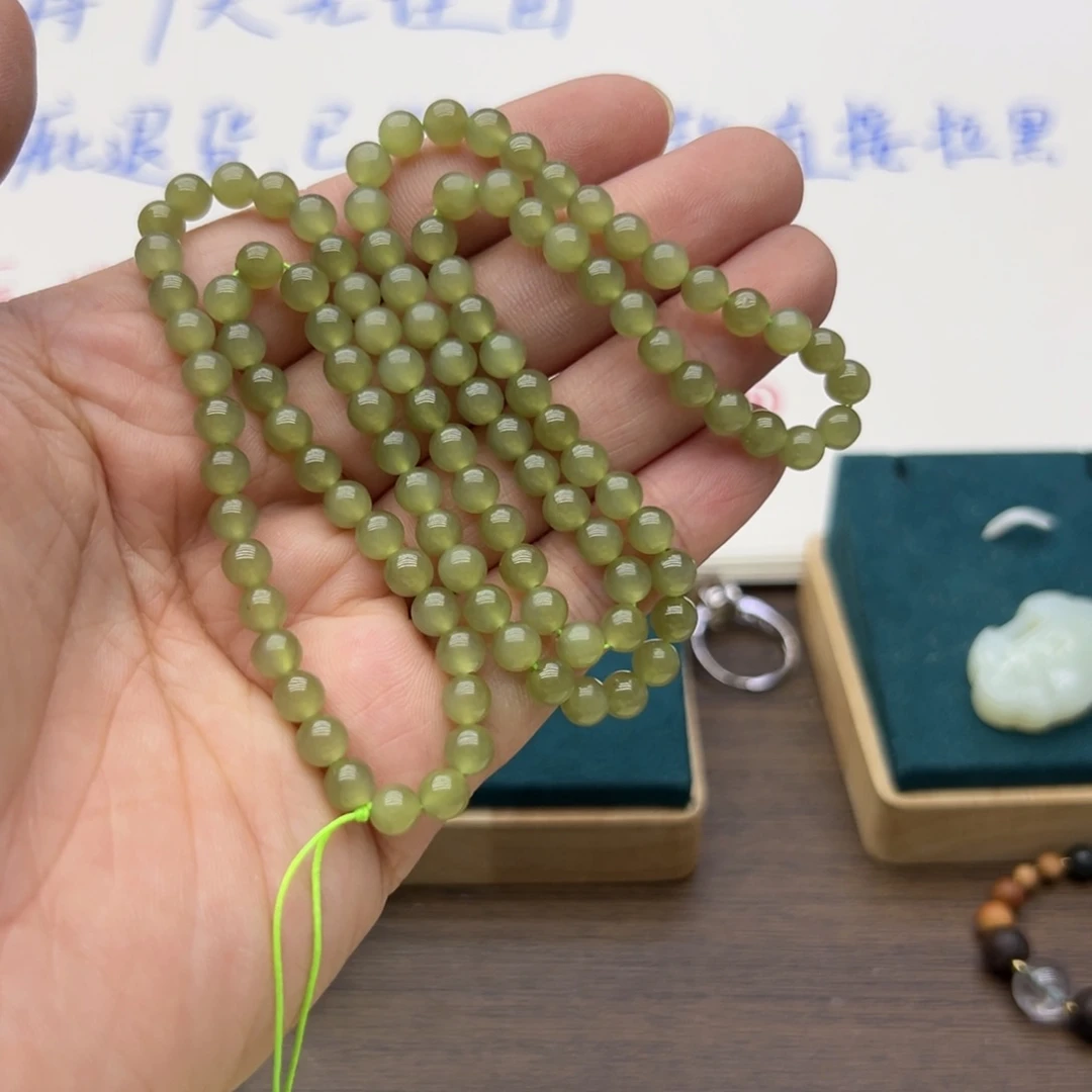 和田玉未镶嵌颈饰43