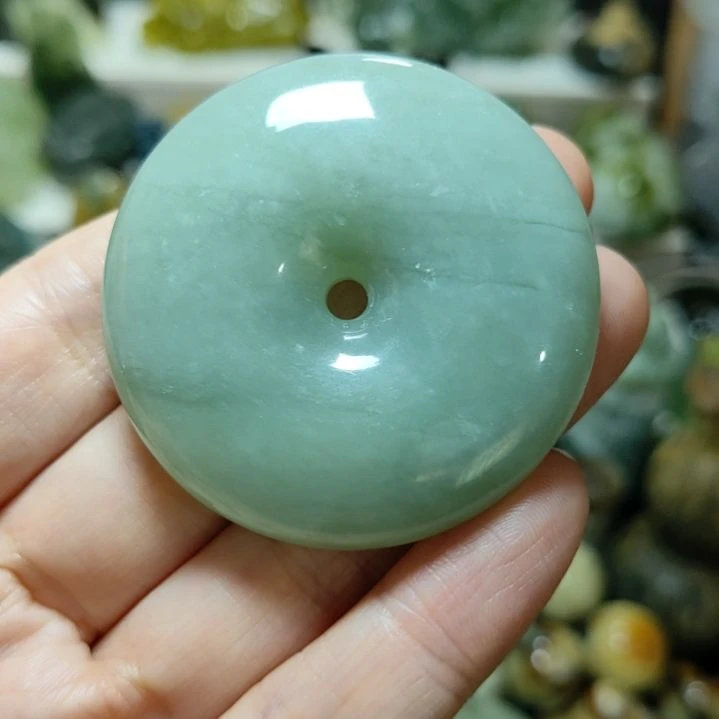 岫玉平安扣未镶嵌