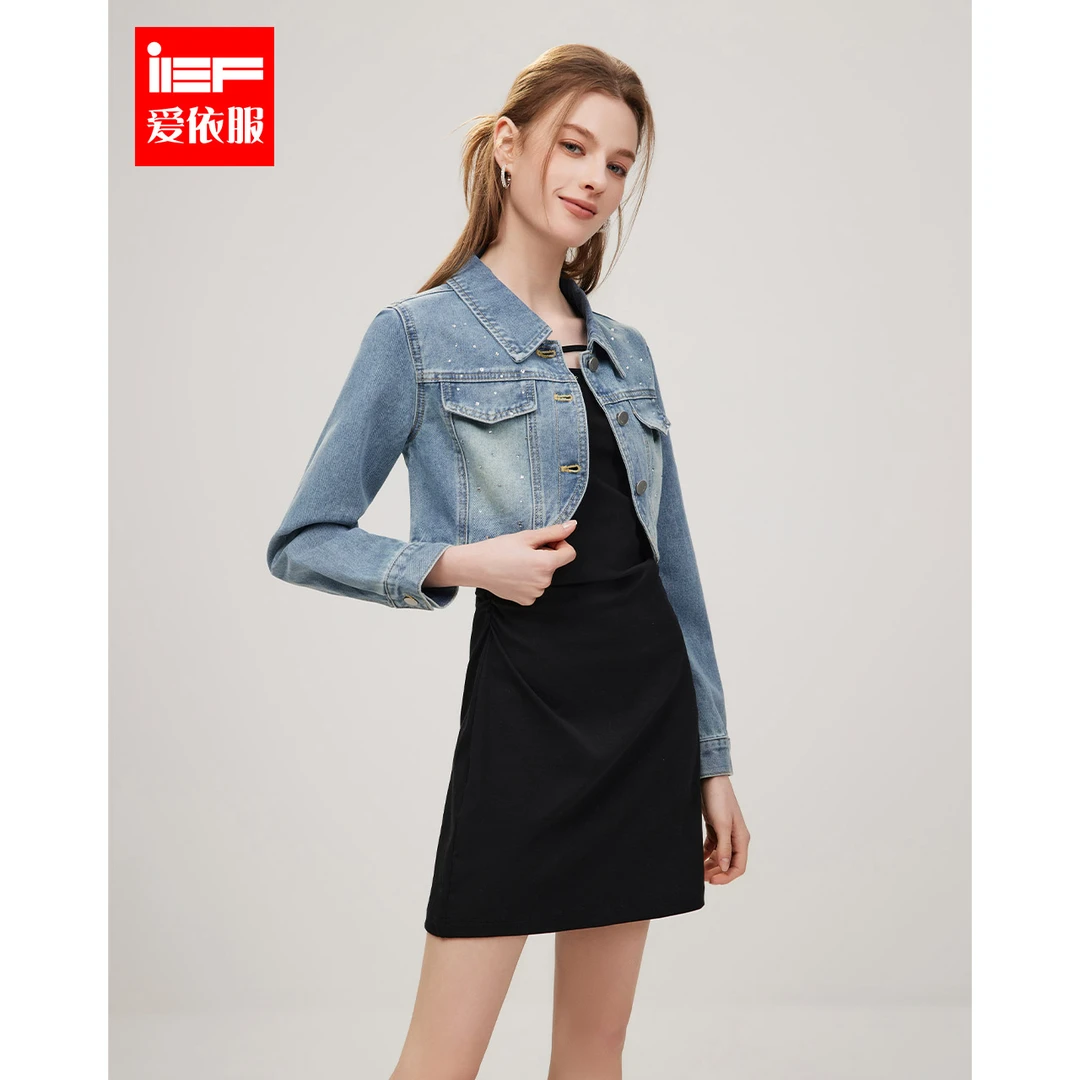 IEF/爱依服套装2025春季新款法式甜酷个性辣妹气质里外套裙欧若风