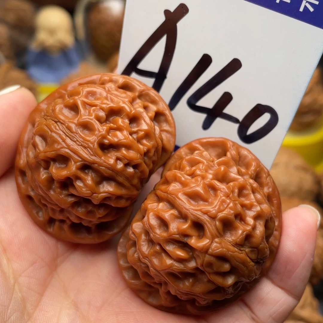 桃核把件宫灯狮子头41