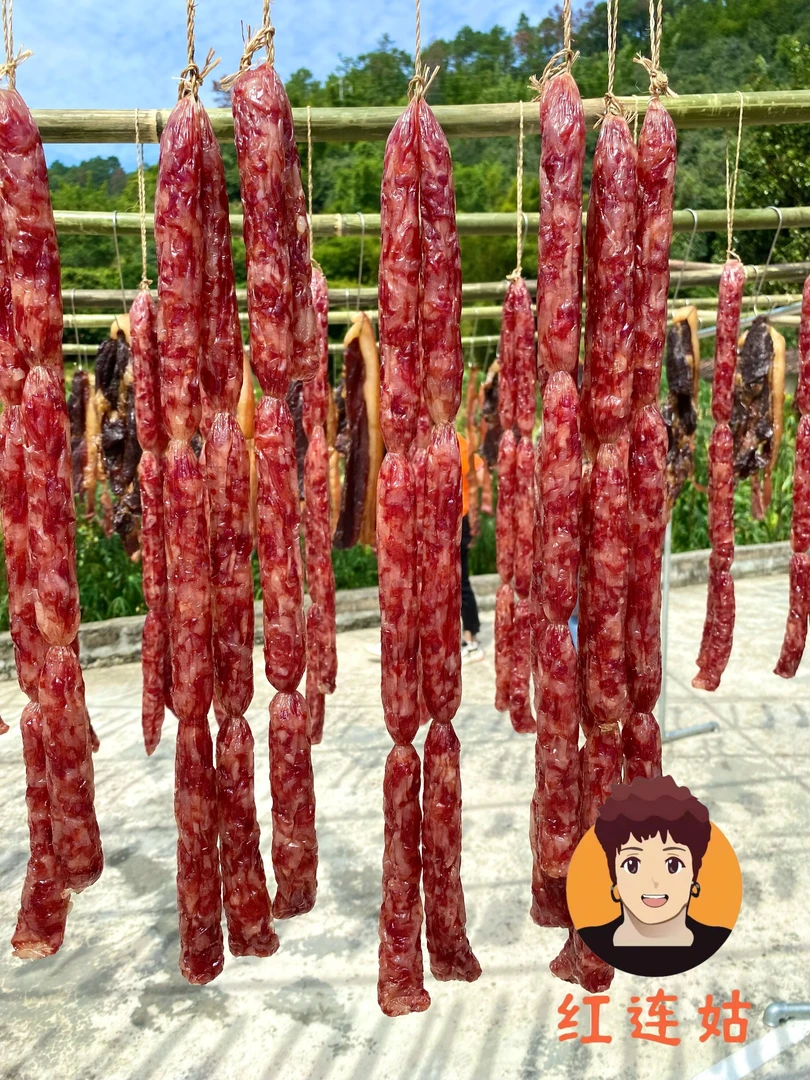 跑山土猪腊肠一份