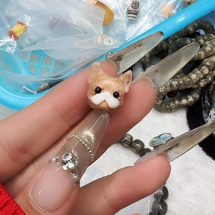 驼骨其他377配饰狗头13左右尺寸