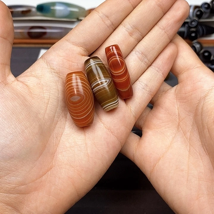 琥***心玛瑙/玉髓合金珠宝半成品
