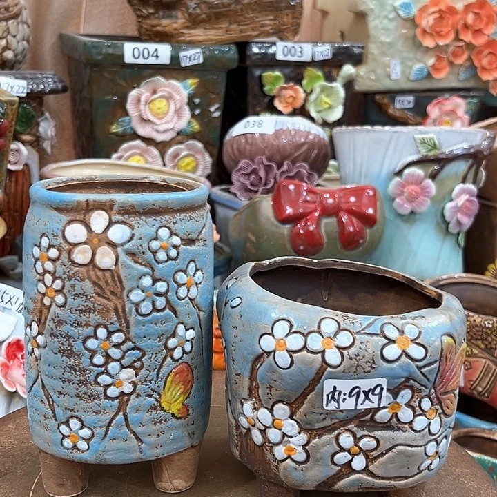 红陶粗陶多肉花盆