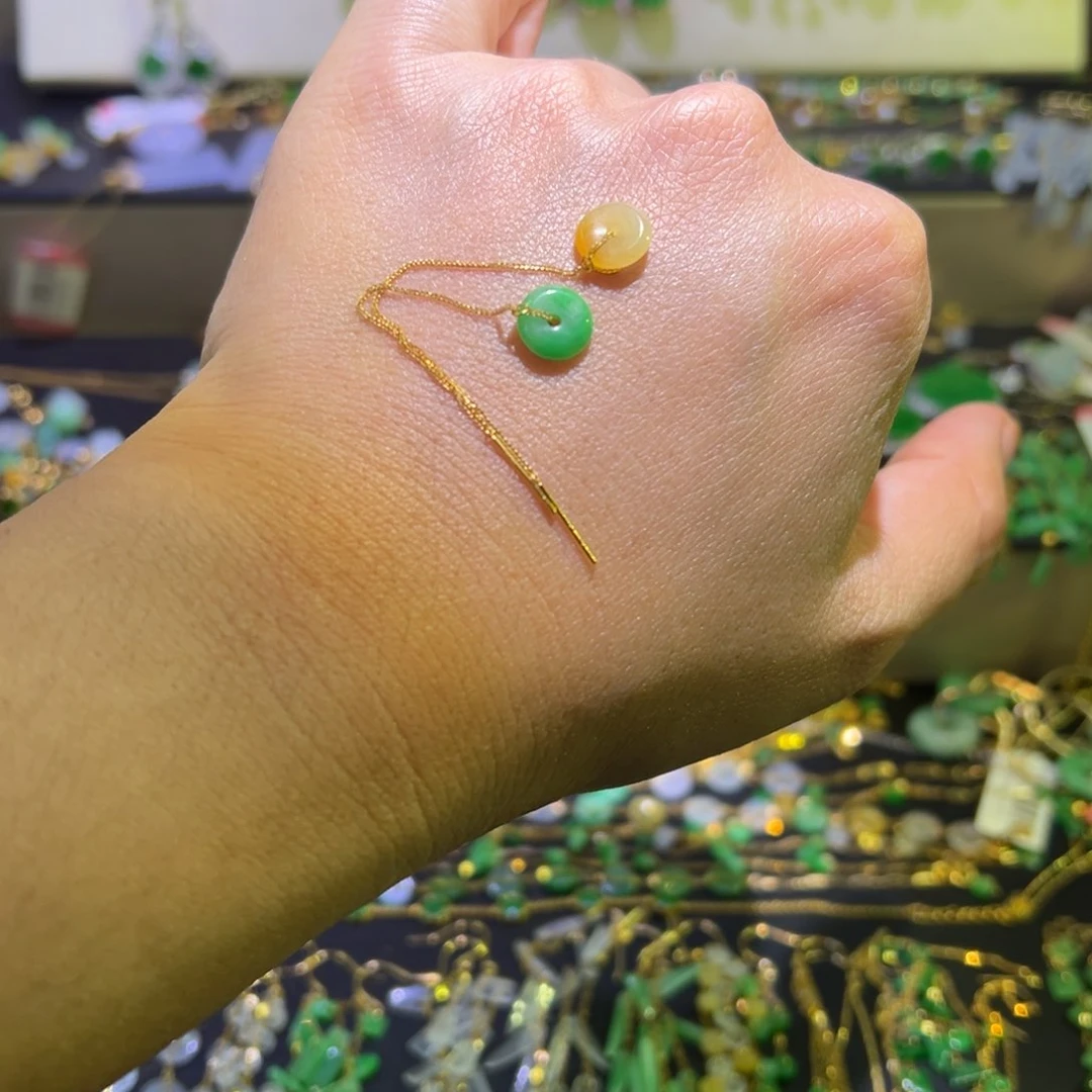 颈饰未镶嵌翡翠支持复检，缅料