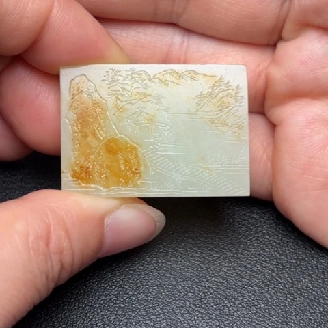 和田玉挂件未镶嵌翠****0