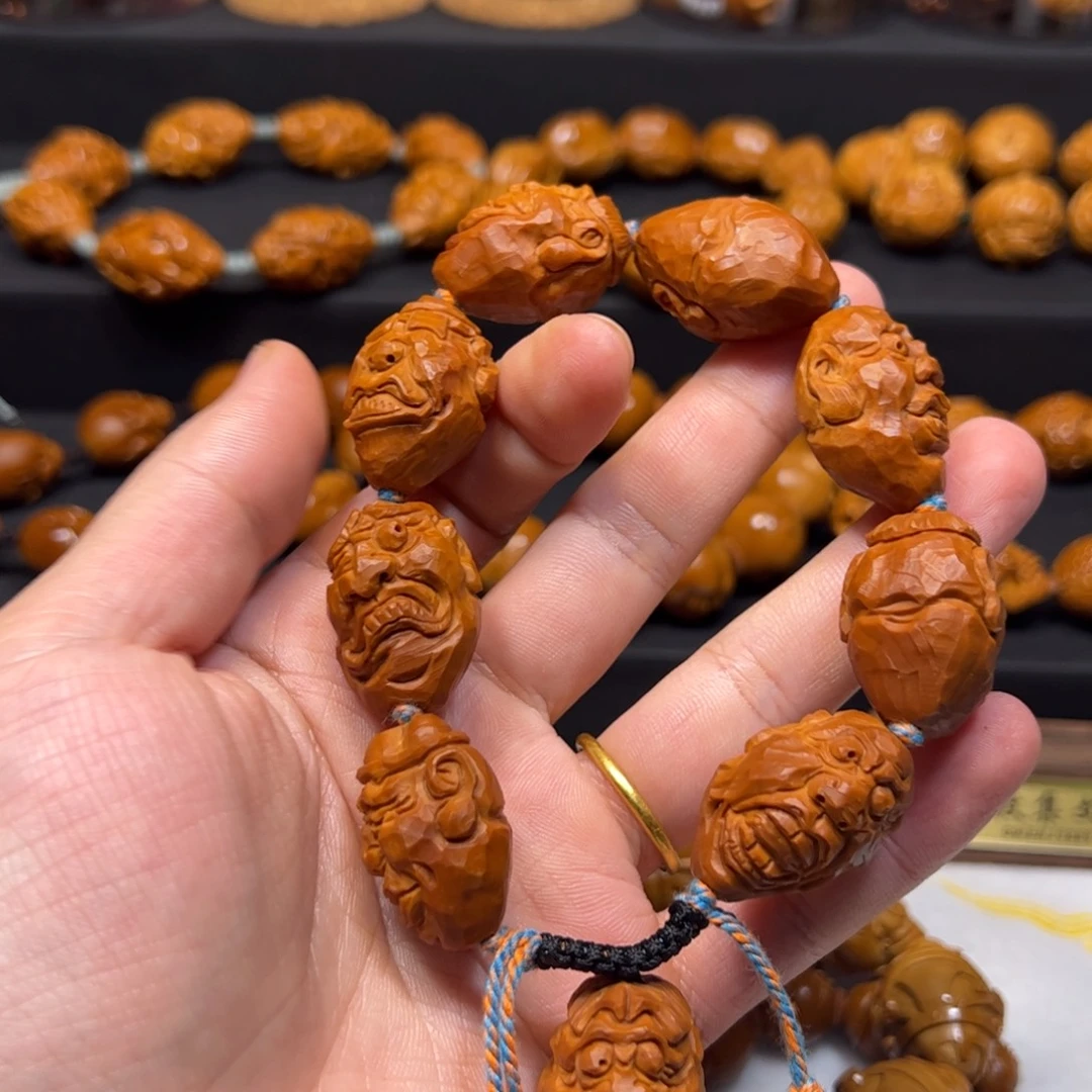 顺****橄榄核手串/手链1.9丑男