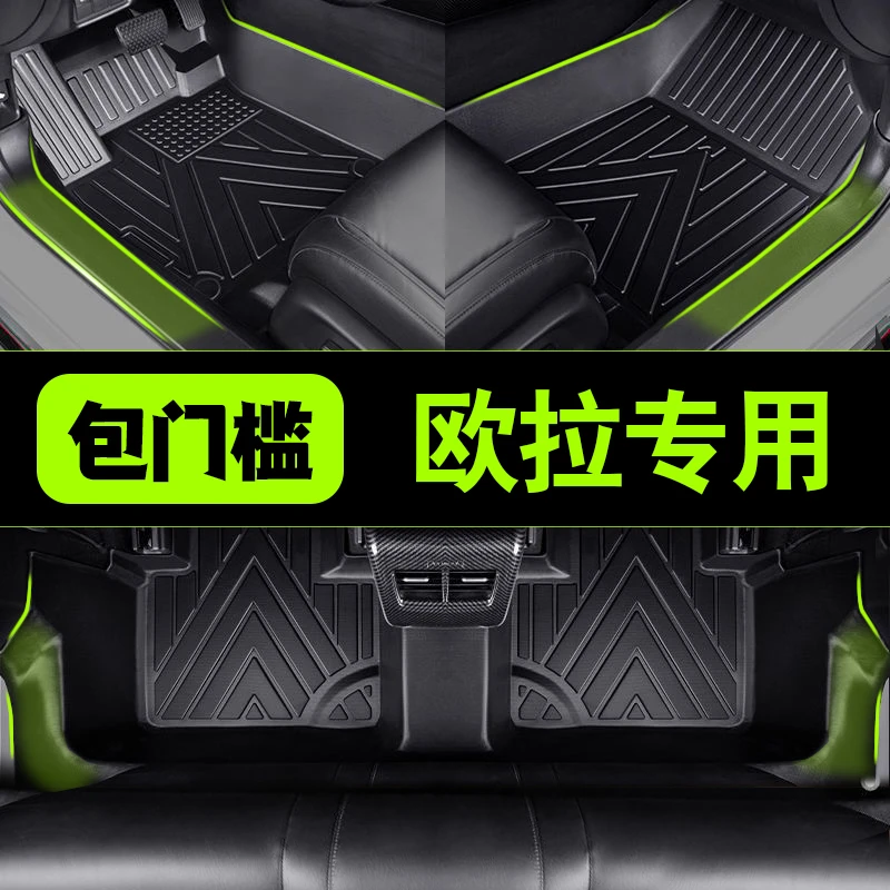 包门槛欧拉白猫黑猫/R1/好猫闪电猫全包围防水耐磨TPE汽车脚垫