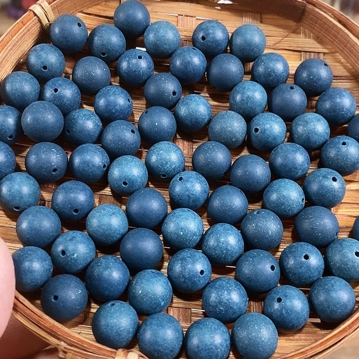 芳华碧城1.2天然中药材合香珠到手40颗打底微瑕哑光