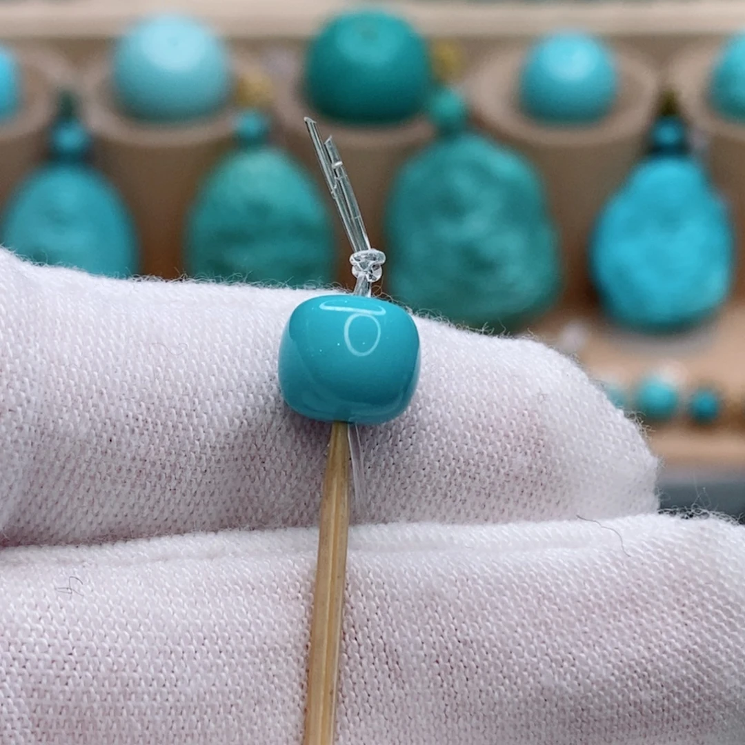 绿松石未镶嵌珠宝奇石8.3mm