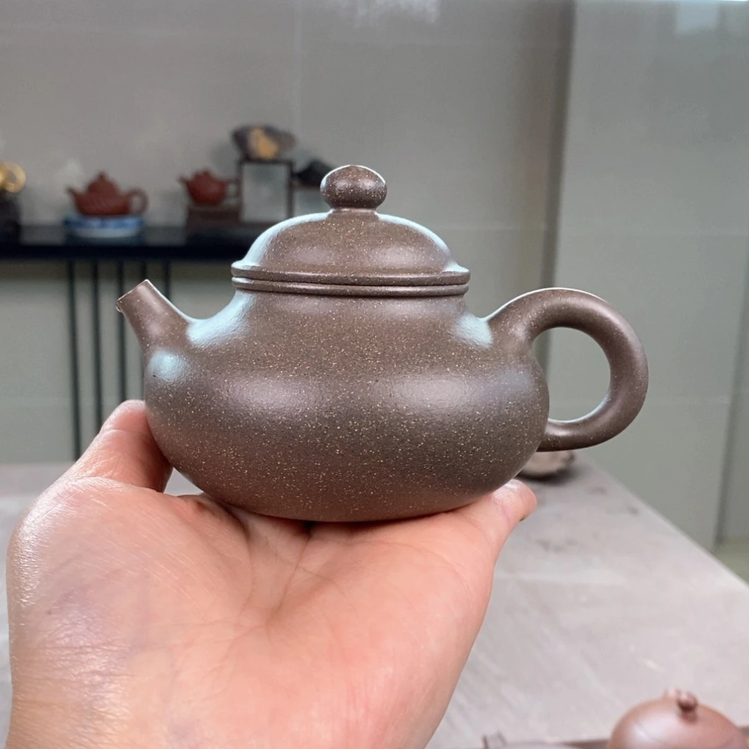 茶壶紫砂青段容天